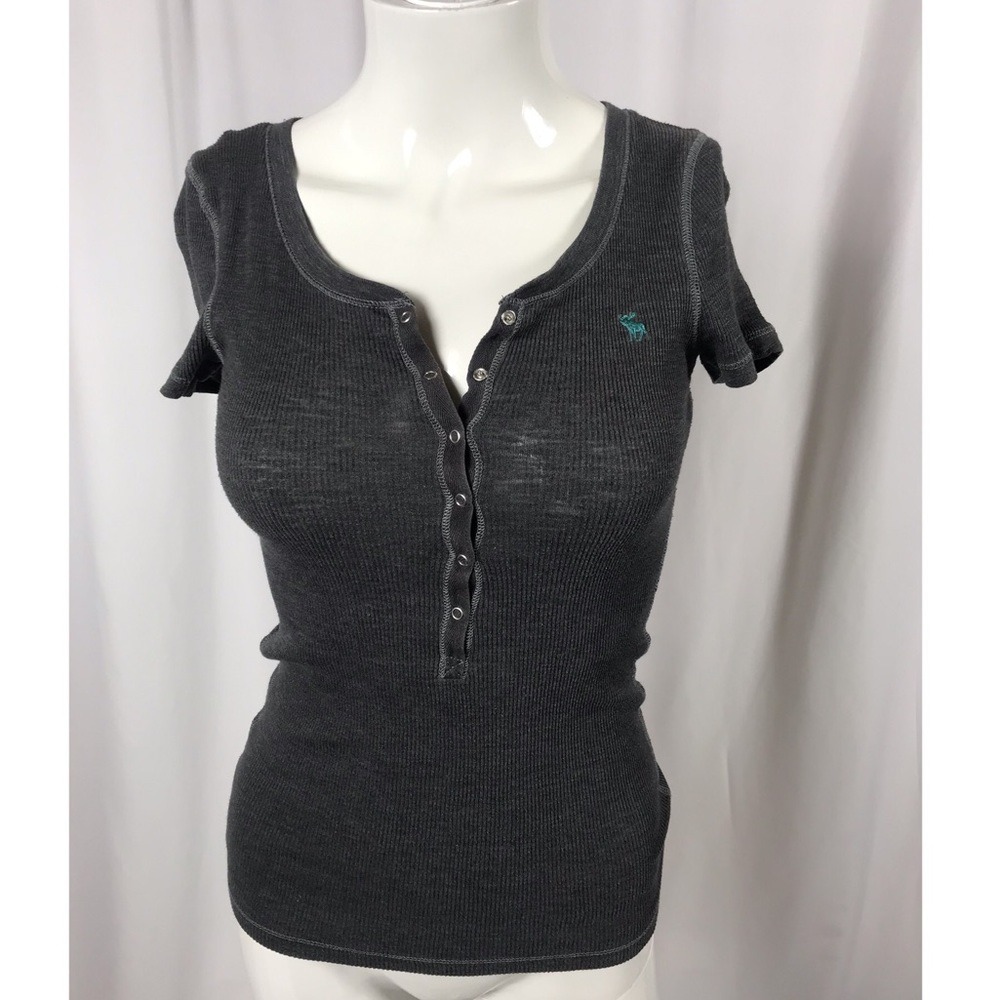 Gray A&F Top